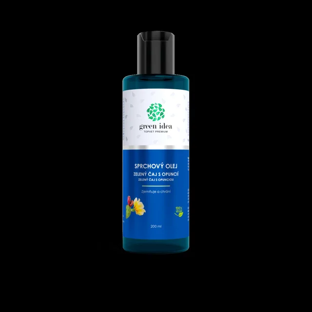 Sprchový olej – Zelený čaj s opuncií 200 ml - Green idea