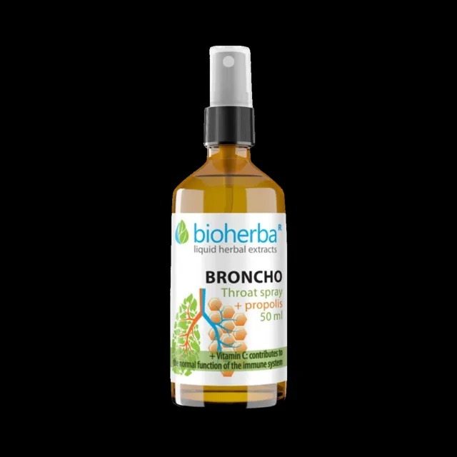 Sprej do krku Broncho s propolisem – 50 ml – Bioherba