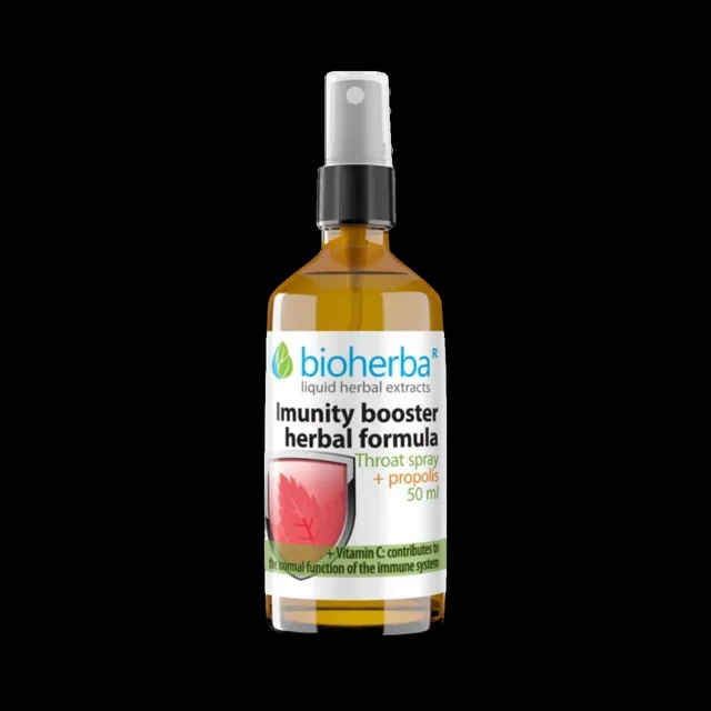Sprej do krku na podporu imunity s propolisem – 50 ml – Bioherba