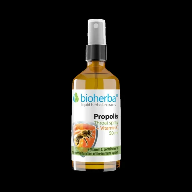 Sprej do krku s propolisem – 50 ml – Bioherba