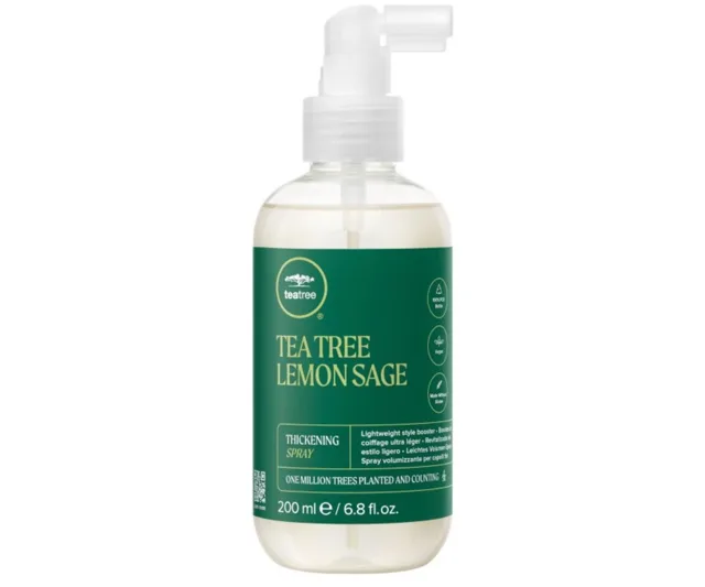 Sprej pro objem vlasů Paul Mitchell Tea Tree Lemon Sage Thickening Spray - 200 ml + dárek zdarma