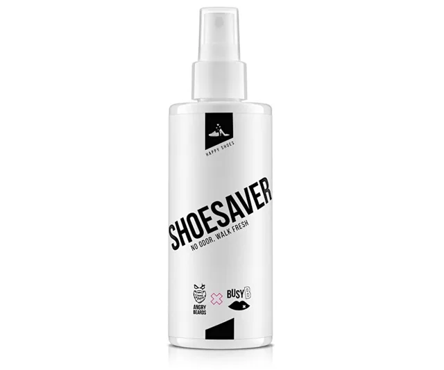 Sprej pro odstranění zápachu a provonění obuvi Angry Beards x BusyB ShoeSaver - 200 ml (AB/BB-FT010-012HS-200-2516) + dárek zdarma
