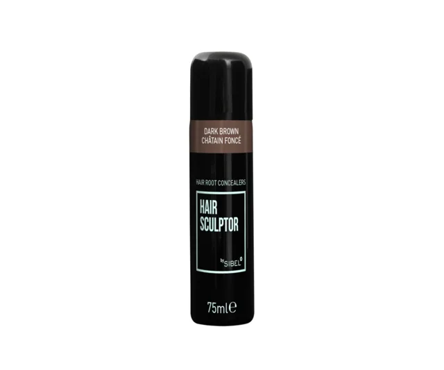 Sprej pro zakrytí řídnoucích vlasů Sibel Hair Sculptor - tmavě hnědá, 75 ml (8903126) + dárek zdarma