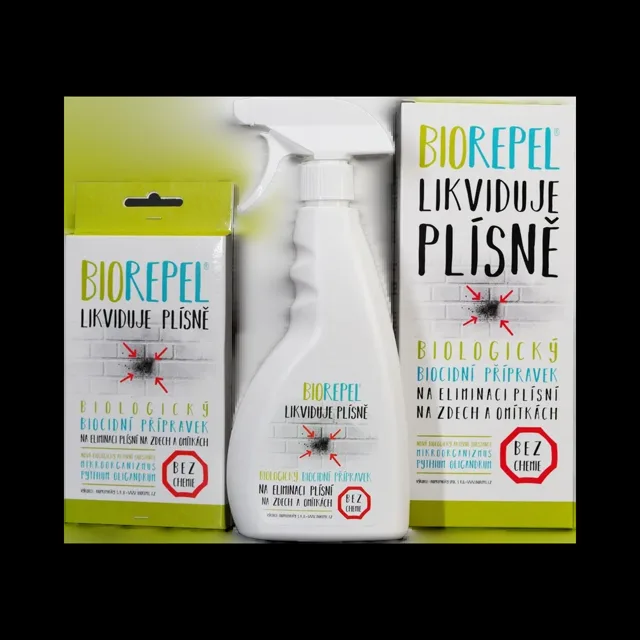 Sprej proti plísním – rozprašovač + sáčky 1 + 2 g – Biorepel