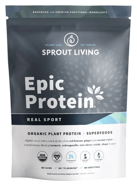 Sprout Living Epic protein, real sport, 456 g