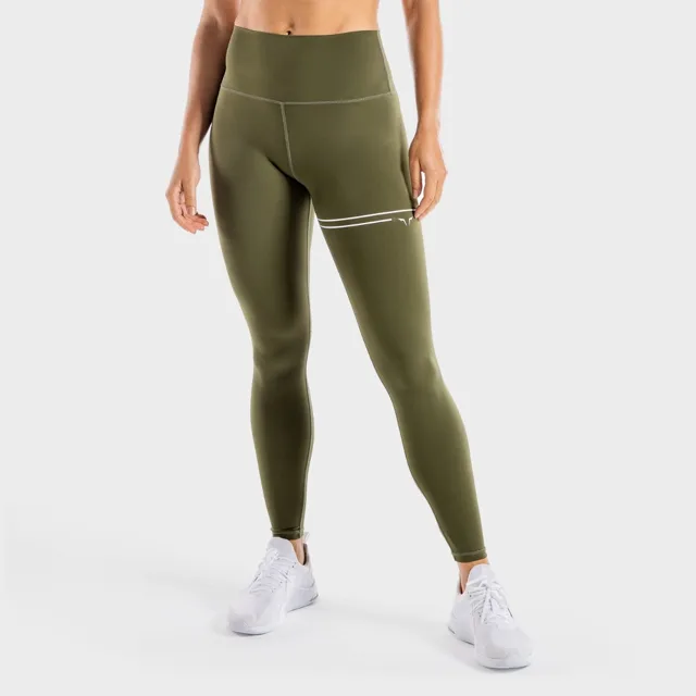 SQUATWOLF Dámské legíny Flux Khaki