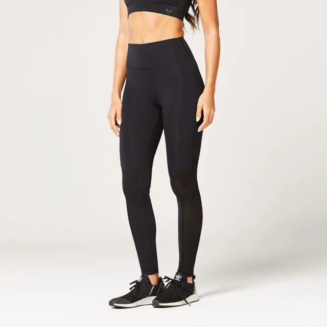 SQUATWOLF Dámské legíny Mesh Insert Black