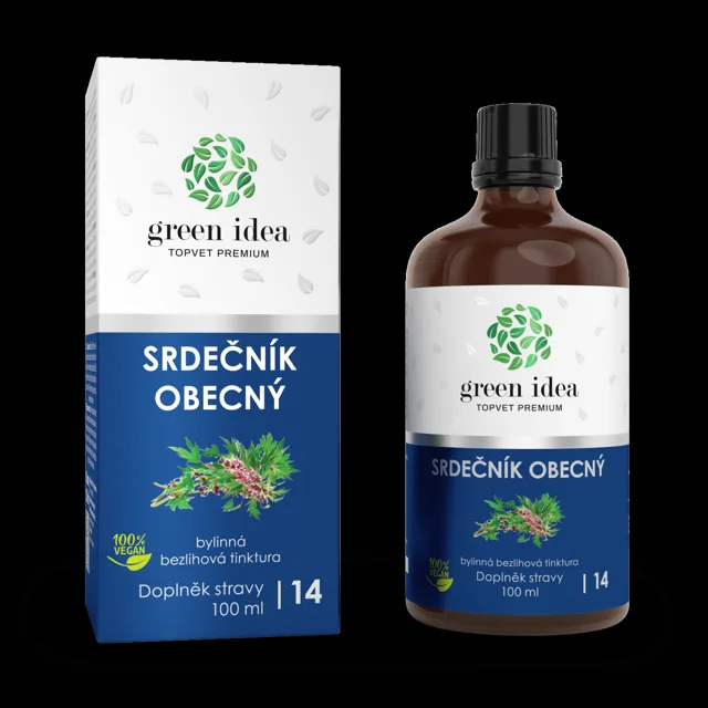 Srdečník – bezlihová tinktura 100 ml - Green idea