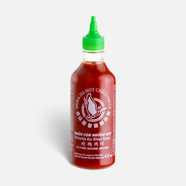 Sriracha středně pálivá thajská chilli omáčka 455 ml  Flying Goose