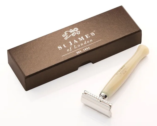 St James of London Cheeky Bstard Shaving Razor Safety - Horn SJOL20090,  holicí strojek