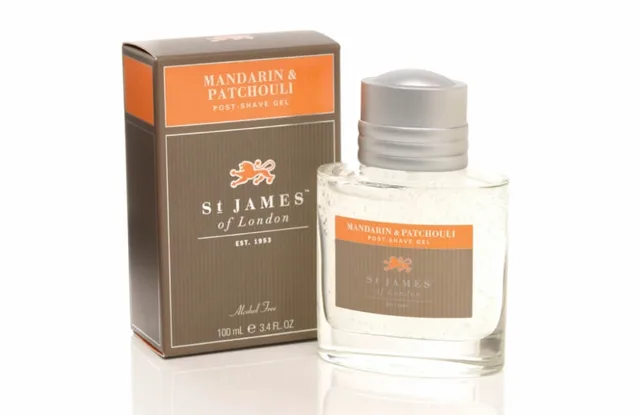 St James of London Mandarin &amp; Patchouli, gel po holení 100 ml