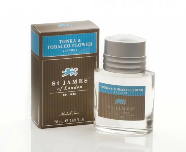 St James of London Tonka &amp; Tobacco Flower, kolínská voda pánská 50 ml