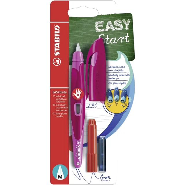 STABILO EASYbirdy tmavě růžová/růžová - B-53290-5 - vč. bombičky
