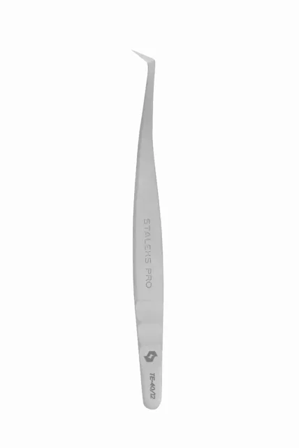 STALEKS Profesionální pinzeta na umělé řasy Expert 40 Type 12 (Professional Eyelash Tweezers)
