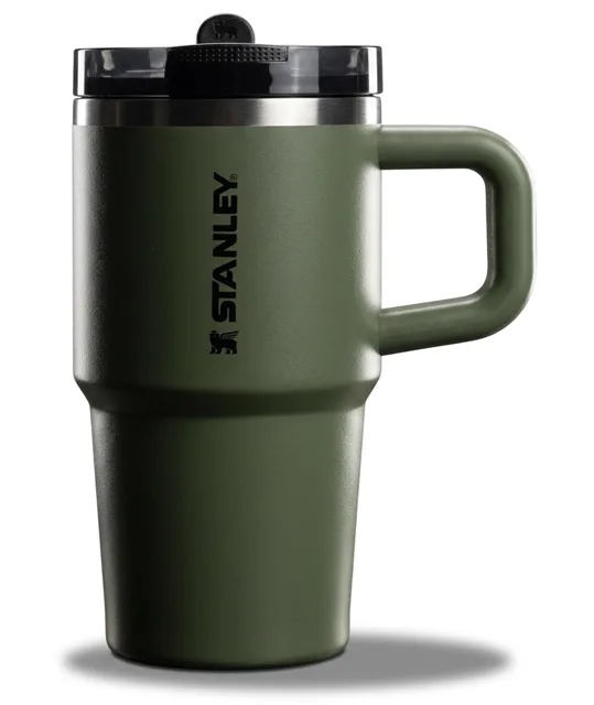 Stanley 1913 Nerezový termohrnek The Quencher Protour Flip Straw 600 ml Dried Pine