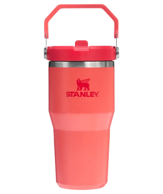 Stanley 1913 Termolahev s integrovanou slámkou The IceFlow™ Tumbler 600 ml Hot Coral
