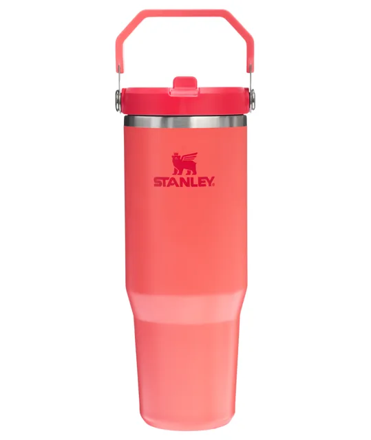 Stanley 1913 Termolahev s integrovanou slámkou The IceFlow™ Tumbler 890 ml Hot Coral