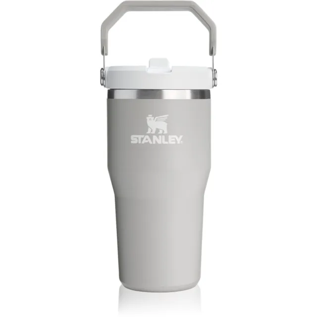 Stanley IceFlow™ Flip Straw Tumbler nerezová láhev na vodu Ash 600 ml