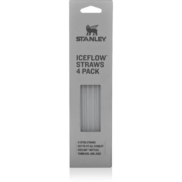 Stanley The Quencher Tumbler Straws náhradní brčka 1180 ml Clear 4 ks