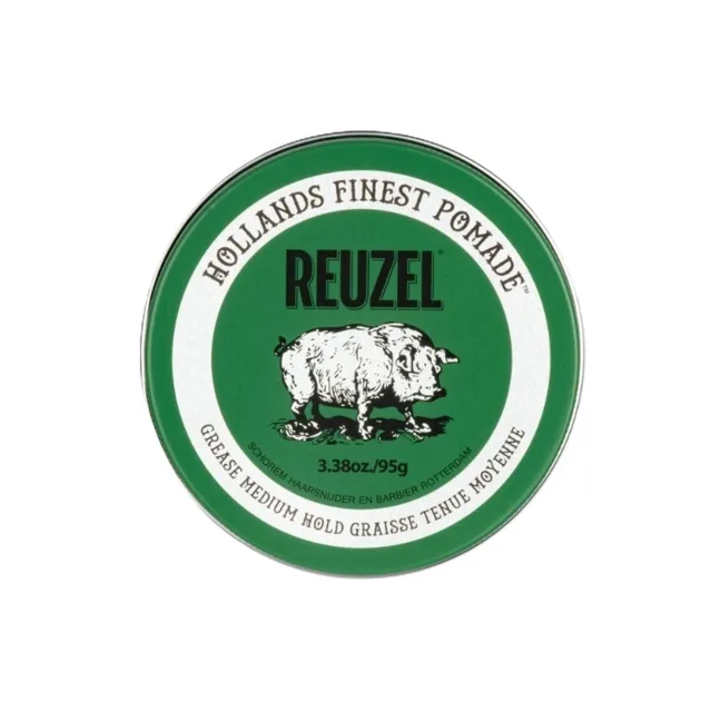 Stará dobrá pomáda na vlasy Reuzel Green Grease Medium Hold 95 g