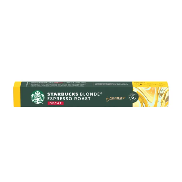 STARBUCKS Blonde Espresso Roast Decaf by Nespresso kávové kapsle 10 ks