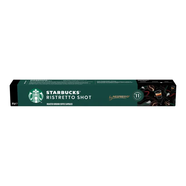 STARBUCKS Ristretto shot Dark roast by Nespresso kávové kapsle 10 ks