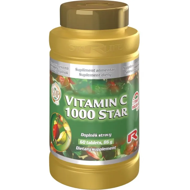 STARLIFE Vitamín C 1000 STAR 60 ks