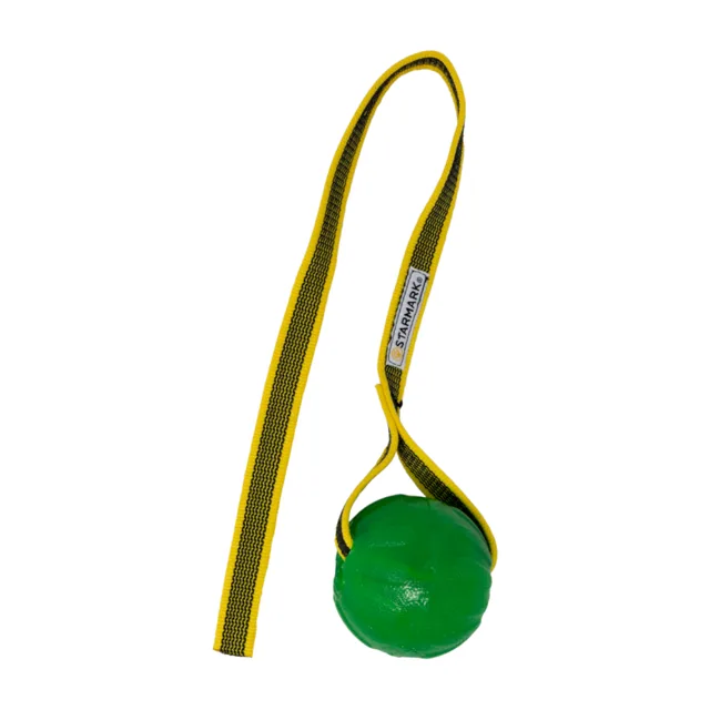 Starmark GripCord šňůra na žvýkací míčky  - Velikost M/L: Ø 8 x D 34,5 cm
