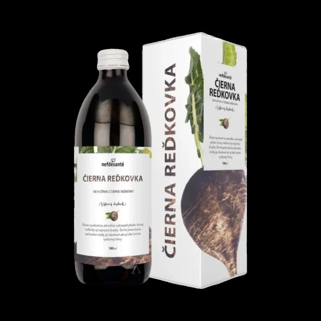 Šťáva z černé ředkve – 500 ml – Nefdesanté