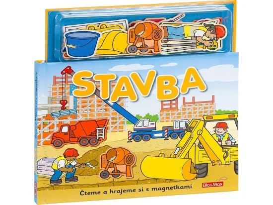 STAVBA ─ Knížka s magnetkami