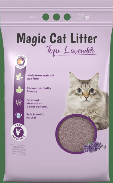 Stelivo Magic Litter Tofu levandule 12l