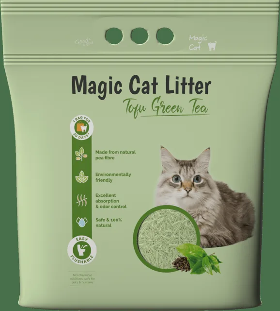 Stelivo Magic Litter Tofu zelený čaj 6 l