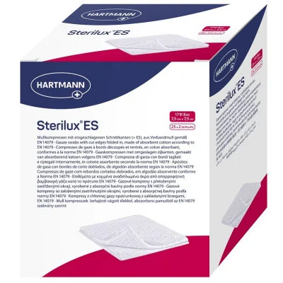 Sterilux ES 7,5 x 7,5 cm 8 vrs.25 x 2 ks
