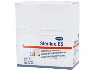 Sterilux gáza Sterilní 10 x 10cm/8vr. 25 x 2 ks