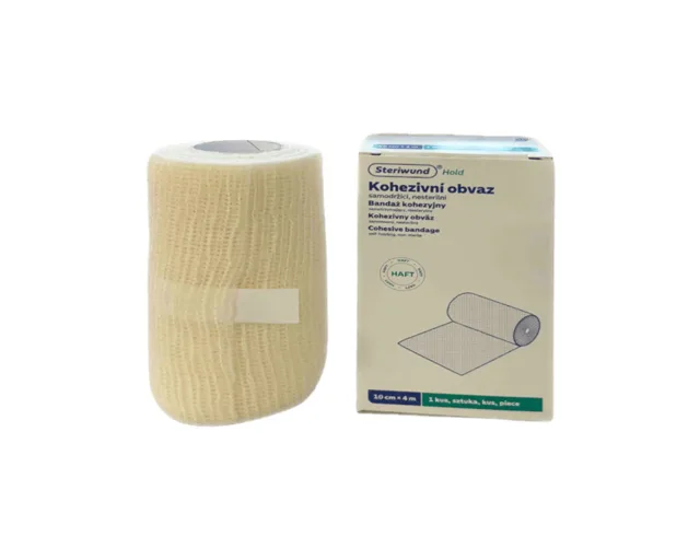 Steriwund Kohezivní obvaz samodržící nesterilní 10 cm x 4 m