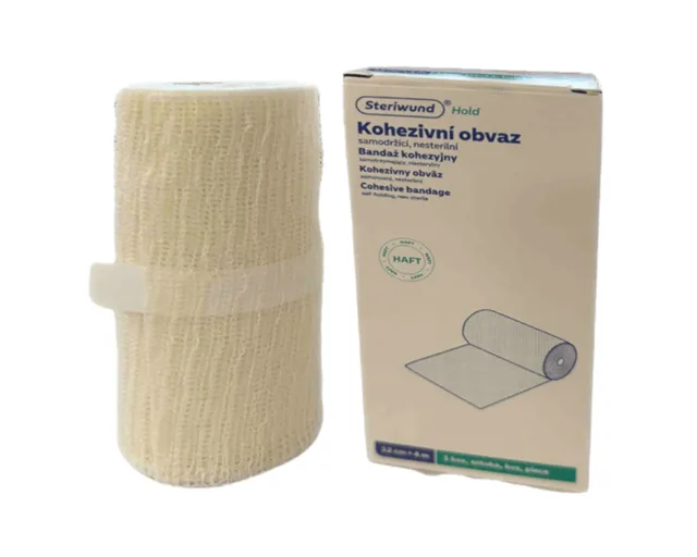 Steriwund Kohezivní obvaz samodržící nesterilní 12 cm x 4 m