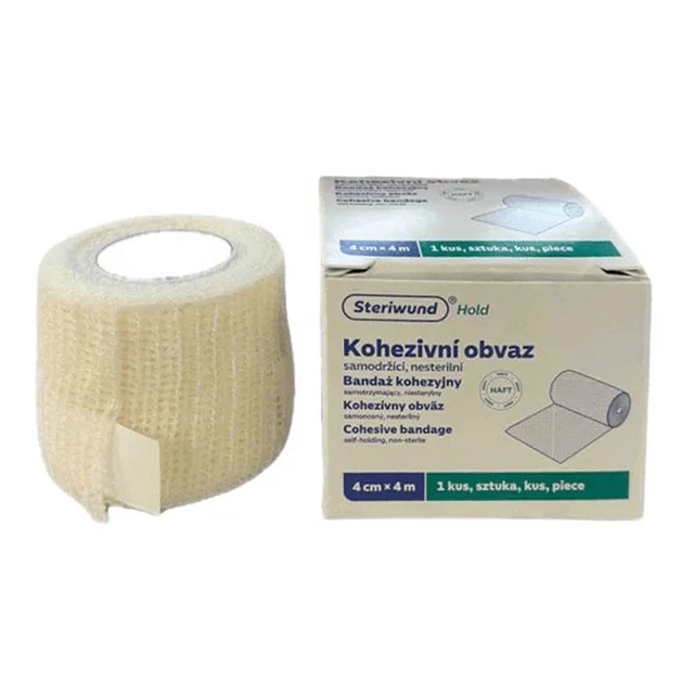 STERIWUND Kohezivní obvaz samodržící nesterilní 4cm x 4m