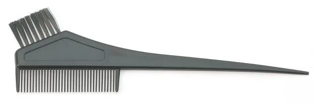 Štětec na barvení vlasů s hřebenem Sibel 8450121 - černý (P000438)