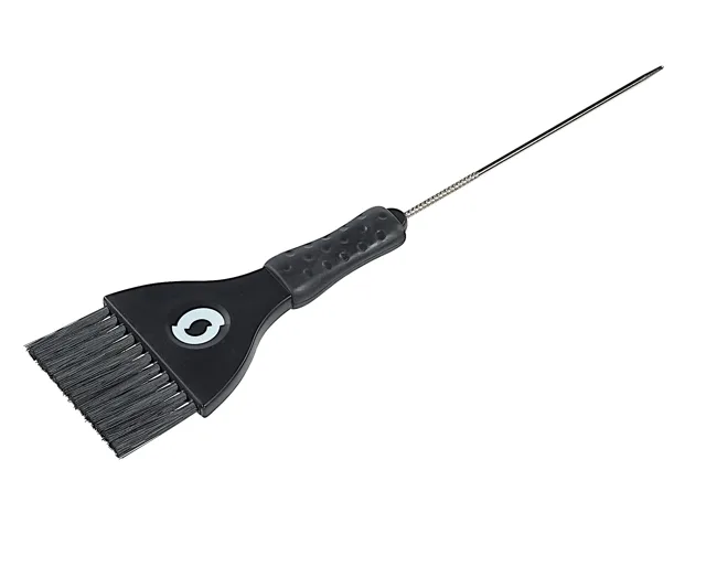 Štětec na barvení vlasů s kovovou špičkou Sibel - černý (9341005)