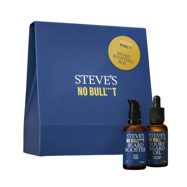 Steve´s Beard Boosting olej na vousy 30 ml + Beard Booster 30 ml sada na růst vousů