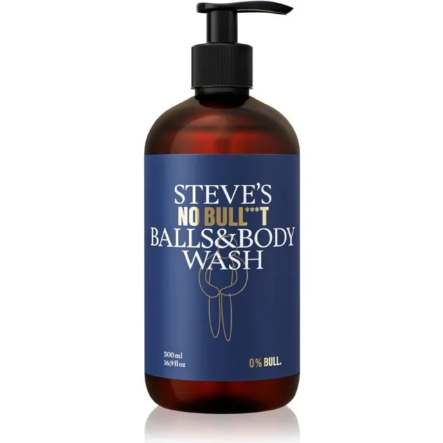 Steve's No Bull***t Balls and Body Wash energizující sprchový gel 500 ml-(poškozený aplikátor)