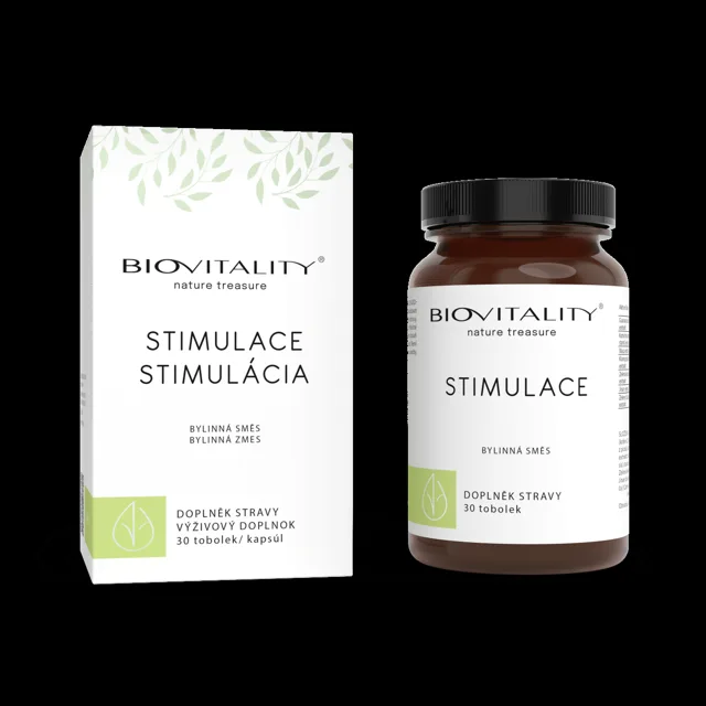 Stimulace – bylinný komplex – kapsle 30 ks – Green idea