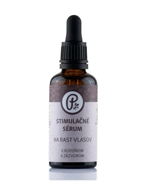 Stimulační sérum pro růst vlasů s kofeinem a zázvorem 50 ml