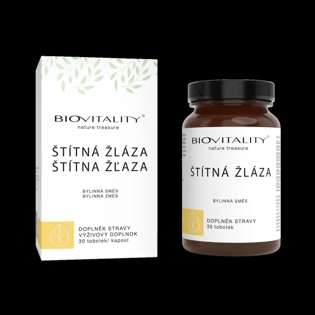 Štítná žláza – bylinný komplex – kapsle 30 ks – Green idea