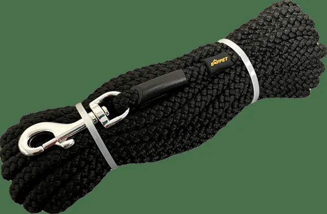 Stopovací šňůra BaF lano 0,6 cm x 10 m černá