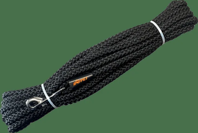 Stopovací šňůra BaF lano 1 cm x 10 m černá