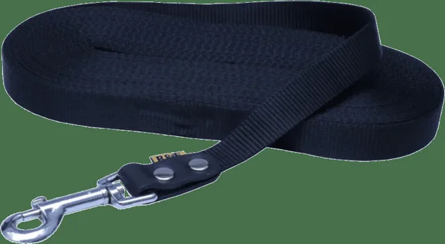 Stopovací vodítko popruh Bafpet černé 2cm x 10m
