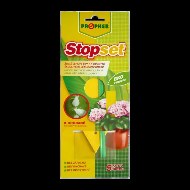 Stopset Žluté lepové šipky 5 ks