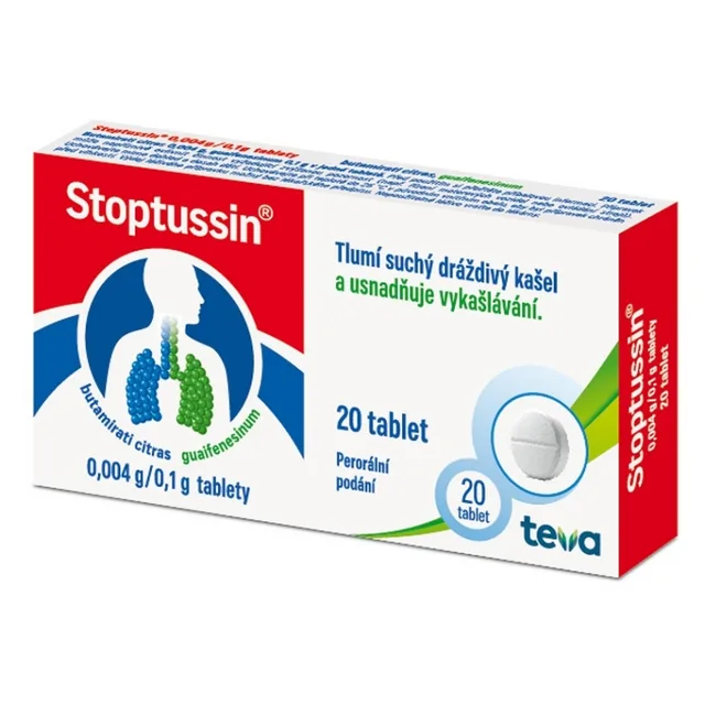 STOPTUSSIN 0,004g/0,1g 20 tablet