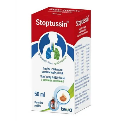 STOPTUSSIN POR 4MG/ML+100MG/ML POR GTT SOL 50ML+PIP
